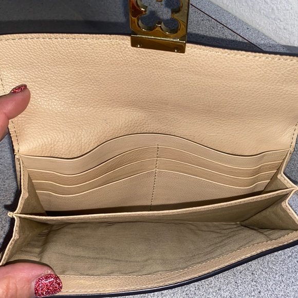 EUC Chloé Elsie Cream Continental Turn-Lock Leather Wallet - Picture 14 of 15